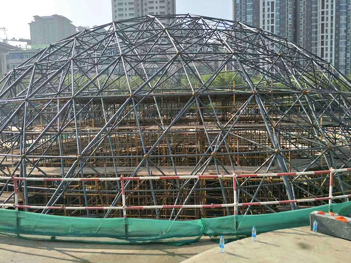 盐城球形网架钢结构施工